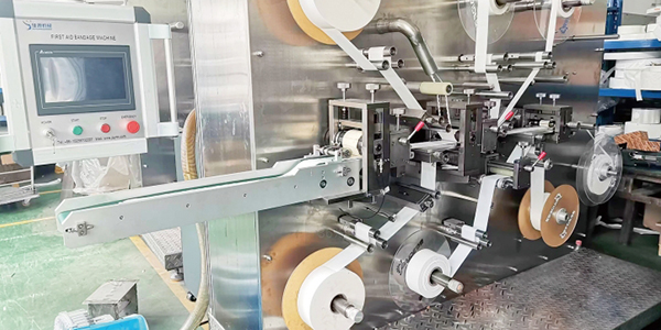 Linha de produção de curativos de primeiros socorros, JY-200F